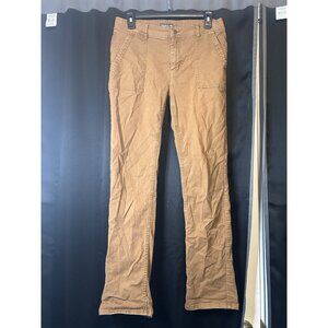 Toad and Co Women’s Size 8/29 Earthworks Straight Leg Pants (Brown Khaki)